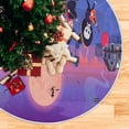 thumbnail image 5 of FMSHPON Halloween Team Xmas Christmas Tree Skirt Stand Mat for Holiday Party Decoration Indoor Outdoor 48 inches, 5 of 6
