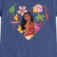 thumbnail image 3 of Disney Princess - Moana Heart - Youth Girls Fitted Short Sleeve T-Shirt, 3 of 5