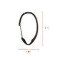 thumbnail image 5 of Utopia Alley Shower Hooks - Shower Curtain Rings for Bathroom - Rust Proof Shower Curtain Hooks for Shower Curtain or Liner - Set of 12, Oil Rubbed Bronze, 5 of 10