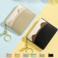 thumbnail image 2 of Porte-Cartes Mince Blocage RFID Petit Portefeuille de Poche Porte-Monnaie à Fermeture Éclair Mini Porte-Monnaie & Porte-Cartes pour Femmes Hommes, Z2-Noir, Porte-Cartes Mince Blocage RFID Petit Portefeuille de Poche, 2 of 4