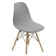 thumbnail image 2 of Funda de asiento para silla Shell, para banquetes, bodas, sala de estar, suave y antipolvo. Gris claro, 2 of 9