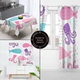 thumbnail image 5 of Pink Whale Shower Curtain Cool Fun Ocean Cartoon Shower Curtain Bathroom Cute Kids Bathroom r Polyester Hanging Curtains, 5 of 7