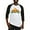 Black/White, variant on CafePress - Classic Power Rangers Logo - Cotton Baseball Jersey, 3/4 Raglan Sleeve Shirt