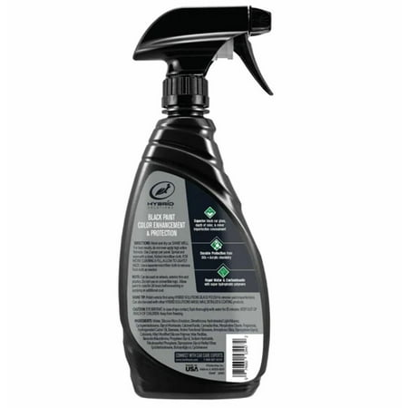 Turtle Wax Hybrid Solutions Ceramic Acrylic Black Spray Wax 53447, 16 oz