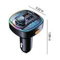 thumbnail image 4 of Binmer Display Voltage Detection Frequency Display Car MP3 Bluetooth Player USB Fast Charger Car FM Transmitter, 4 of 9