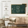 thumbnail image 5 of Elephant Stock Soccer Ball Teal Patent Wall Art - Horizontal Canvas Wall Art - Living Room Wall Decor - Patent Canvas - Brown And White Decor - 36" x 24", 5 of 8