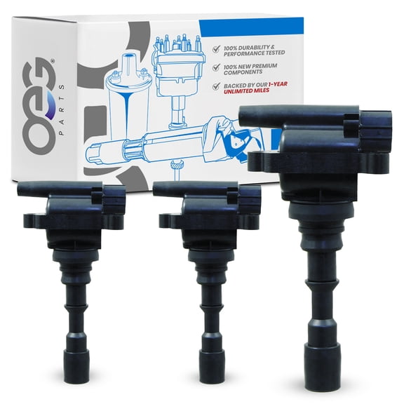 OEG Parts New Pack of 3 Ignition Coils Replacement For Kia Sorento 3.5L 2003-2006 2730039800 WA2291 DMB1082 480431 27300-39800 3PK