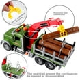 thumbnail image 4 of KY 3 4 5 6 7 Years Old Boys, 15" Large Tow Truck Toy,Friction Powered Transport Truck Crane Toy with Lights and Sounds,with Roadster,Toddlers Gifts, 4 of 6