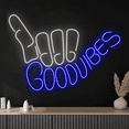 thumbnail image 2 of Glowneon Goodvibes Neon Sign, Party Wall Decor Long-lasting, 2 of 4