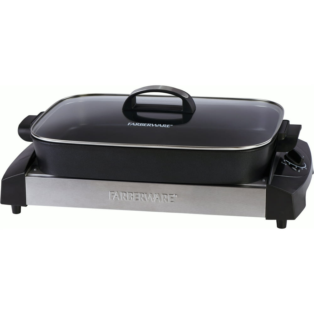 Farberware Royalty 3in1 Black Skillet, Grill & Griddle Cooking System
