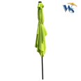 thumbnail image 3 of 10 x 6.5 FT Rectangular Patio Solar 26 LED Light Outdoor Umbrellas with 40+ UPF and Crank for Garden Backyard Pool Swimming Pool_Lime Green, 3 of 10