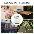 thumbnail image 4 of MOVTOTOP 1Pcs WiFi Sign Home Decor Easy Installation 7.5X6.3X0.8In for Homeowners, 4 of 7