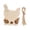 B, variant on LSLJS 10 Pcs Wooden Chicken Pendants, Easter Decorations 3 inch Flat Unfinished Chick Shaped Hanging Ornaments Wood Chicken Slices DIY Hand Paint Wooden Crafts Easter Cutouts Spring Decor for Party