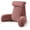 Brick Brown, variant on Corduroy Reading Pillow for Kids/Teens/Adults, Backrest Pillow for Bed Sitting Up, Daybed & Sofa Back Support Cushion with Arms, Side Pockets & Washable Cover,Avocado Green
