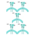 thumbnail image 3 of Youkk Fast Charging Cable Double Elbow Data Cord Replacement for Android Mobile Phone for Micro USB Interface Green 1M 5Set, 3 of 6