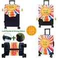 thumbnail image 4 of Luggage Cover Approved Travel Suitcase Protector Natural Bohemia Sunshine Elastic Washable Baggage Covers for 18-20 inch Luggage(XL), 4 of 6