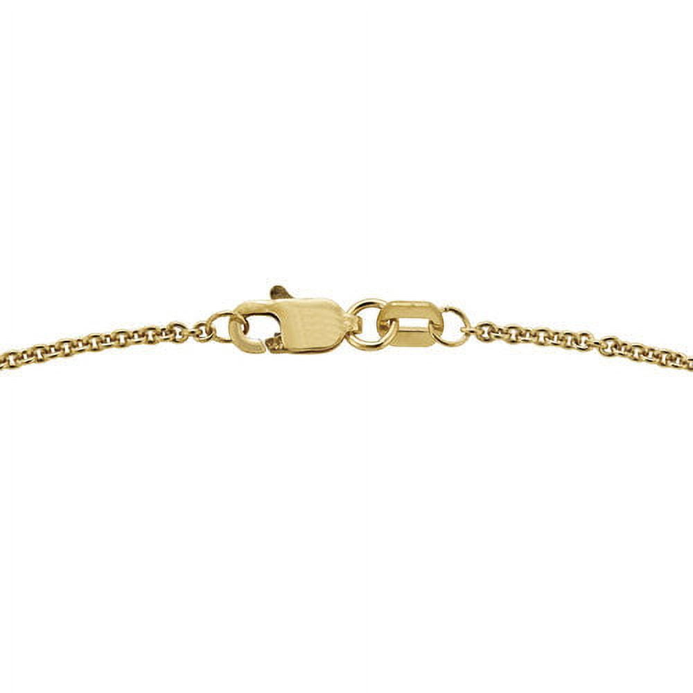 Primal Gold 14 Karat White Gold 0.95mm Box Chain Anklet