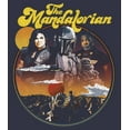 thumbnail image 2 of Women's Star Wars: The Mandalorian Razor Crest Crew Graphic Tee Navy Blue Large, 2 of 5