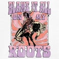thumbnail image 3 of Blame it All On My Roots Women's Tank Top Vintage Country Fair Rodeo Cowgirl, 3 of 7