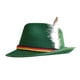 thumbnail image 3 of Sombrero Fedora de Fieltro Fernando Vintage Verde Halloween, 3 of 8