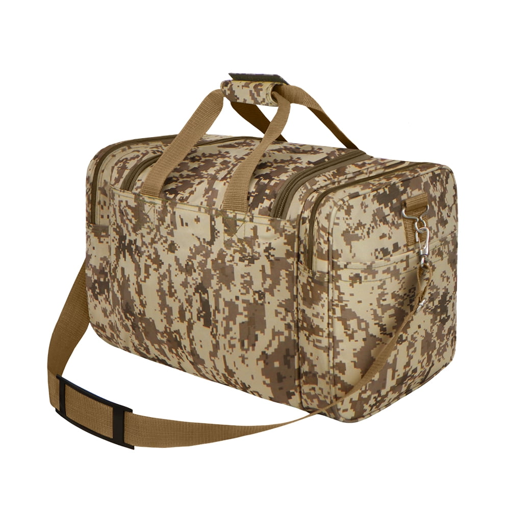 22" Tactical Digital Camouflage sports Gym Travel Duffle Gear Bag - Tan ACU