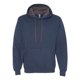 thumbnail image 1 of Fruit of the Loom Hombres 7.2 oz. Sudadera con capucha Sofspun (SF76R) -Indigo HEA -L Fruit of the Loom SF76R, 1 of 1
