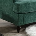 thumbnail image 6 of 68" Sectional Couch, Mid-Century Modern Love Seat, Comfy Oversized 2 Seat Couch for Living Room, 500LBS Weight Capacity, Emerald, 6 of 9