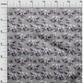 thumbnail image 3 of oneOone Silk Tabby Gray Fabric Floral Diy Clothing Quilting Fabric Print Fabric By Yard 42 Inch Wide, 3 of 5