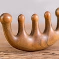 thumbnail image 2 of Wooden Massage Comb with Wide Tooth, Scalp Massager Round Tooth Comb, Gua Sha Manual Lymphatic Drainage Massage Tool, Fatigue Relieve Acupoint Massager, 2 of 7