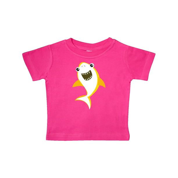 Inktastic Cute Shark, Little Shark, Yellow Shark Infant T-Shirt Unisex ...