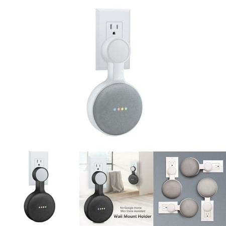 Cheers US Outlet Wall Mount Bracket Holder Accessory for Home Mini Smart Speaker Smart Speaker for Home Easy to Install Smart Speaker Accessory Portable