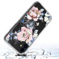 thumbnail image 3 of Mosiso iPhone 11 Case, Clear Shockproof Soft TPU Bumper Hard PC Shield Slim Fit Drop Absorption Shell Anti-Scratch Protective Cover for Apple iPhone 11 6.1 inch, Pink Rose, 3 of 6