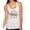 Heather White, variant on Floral Nurse Appreciation Pop Culture Tri-Blend Racerback Tank Top, Shocking Pink, Large