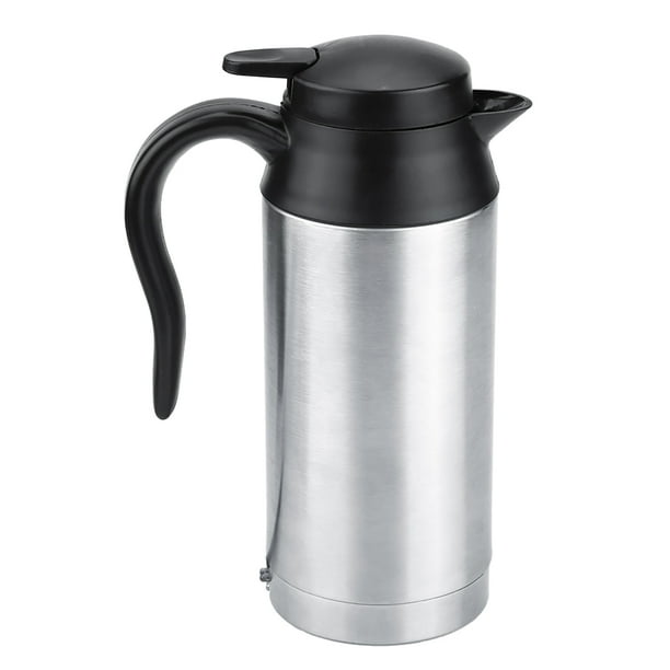Hervidor De Coche Eléctrico Portátil: 12V 750ml Coche Portátil Eléctrico Viaje Calefacción Taza Café Té Hirviendo Taza Hervidor Con Control De Temperatura Hogar Y Cocina
