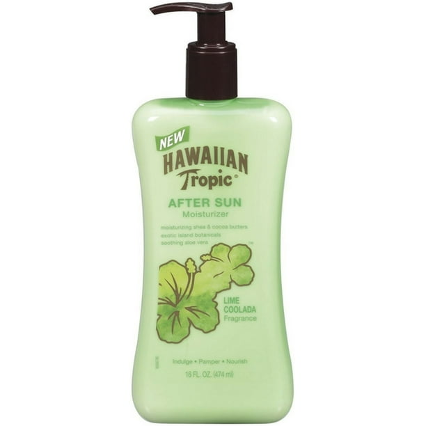 2 Pack Hawaiian Tropic Lime Coolada After Sun Moisturizer 16 oz