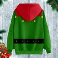 thumbnail image 4 of Aihuaihua Ugly Christmas Hoodies for Women Xmas Funny Elf Custome Sweatshirt Pullover With Pocket, 4 of 5