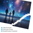 thumbnail image 3 of 1000 PCS 1000 Piece Wooden Puzzle Family Under The Starry Sky,Challenging Brain Exercise,Unique Artwork For Adults,Enchanting Family Under The Starry Sky Puzzle 1000 Piece,Gift For Puzzle Enthusiast, 3 of 6