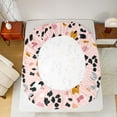 thumbnail image 5 of Castle Fairy Old Fashion Cheetah Print Full Size Sheets 4-Piece for Kids Teens Girls,Black Pink Leopard Print Breathable Bed Sheets,Dreamy Princess Lightweight Sheet Sets,Microfiber Bedroom Decor, 5 of 7