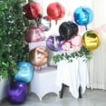 thumbnail image 6 of Efavormart 2 Pack 14" Blue Aluminum Foil Round Sphere Balloon Wholesale 4D  Mylar Balloons, 6 of 10