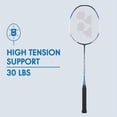 thumbnail image 2 of YONEX Muscle Power 22 Light Badminton Racquet, Black Blue, 2 of 7