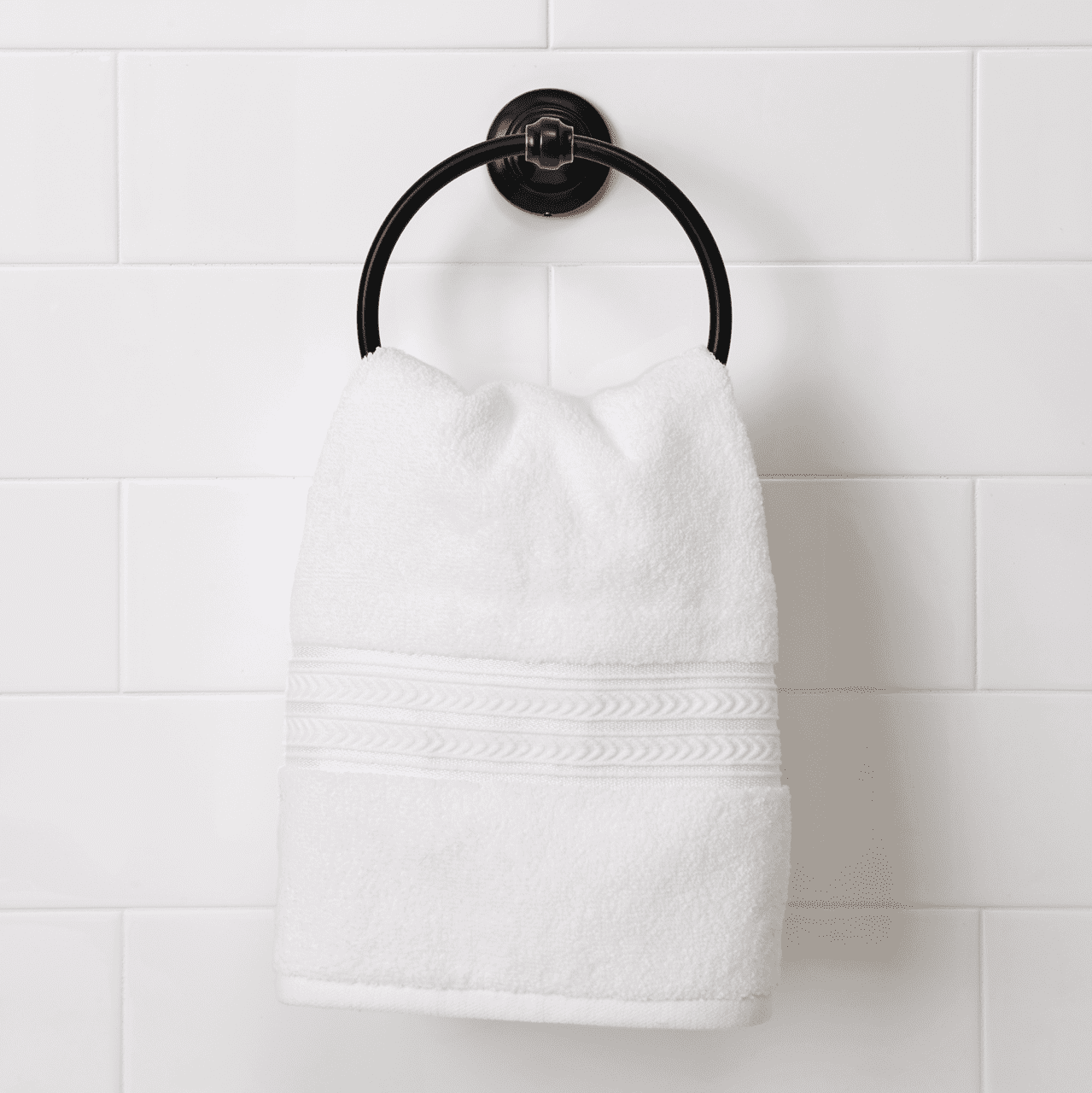 Zerodeko Towel Ring Towel Hanging Ring Bathroom Towel Holders Bathroom Hand  Towel Holder Wall Ring Hook Towel Holder for Bathroom Wall Sticky Hands