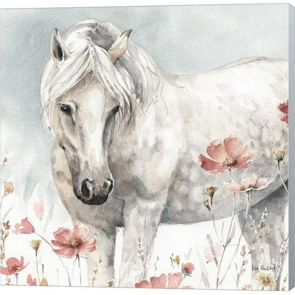 Metaverse C959491-0120000-ACCQAMA Wild Horses V by Lisa Audit Canvas Wall Art - 12 x 12 in.