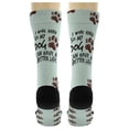 thumbnail image 5 of ThisWear Dog Gifts for Women I Work Hard So My Dog Can Have A Better Life Paw Print 1-Pair Novelty Crew Socks, 5 of 5