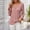 Pink, variant on FamilyThread Womens Lace V Neck Puff Long Sleeve Eyelet Tops Dressy Business Casual Work Shirts Blouse Fashion Shirts