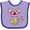Lavender and Purple, variant on Inktastic Koala Cute Girls Guitar Girls Baby Bib