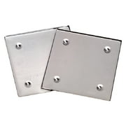 DIAMOND TECH CRAFTS Diamond Tech Metal Mosaic Tile Raised Edge Square Coaster Base, 4 X 4 in, Silver