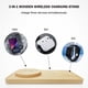 thumbnail image 2 of Cargador inalámbrico 3 en 1: base de carga rápida para teléfono, reloj y auriculares; diseño ultrafino de bambú; compatible con múltiples dispositivos; ideal para el hogar, la oficina y los viajes, 2 of 8