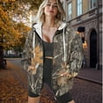 thumbnail image 5 of Garronmavis Camouflage Leaves Women Full Zip Up Hoodies Stylish Versatile Long Sleeve Sweatshirt for Women Oversized Loose Long Sleeve Outerwear Winter Outfit with Pockets, 5 of 7