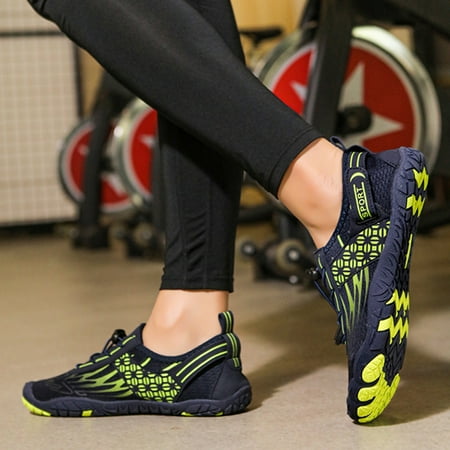 XDDST Womens Flats Comfortable Dressy Couple Sports Shoes Outdoor Wading Non Slip Beach Shoes Diving Shoes Swimming Riding Fitness Plus Size Five Fingers Shoes Blue