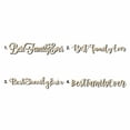 thumbnail image 1 of Best Family Ever Sign Unfinished Wood Cutout Home Decor DIY Option 2- 18" Wide / 1/4", 1 of 3